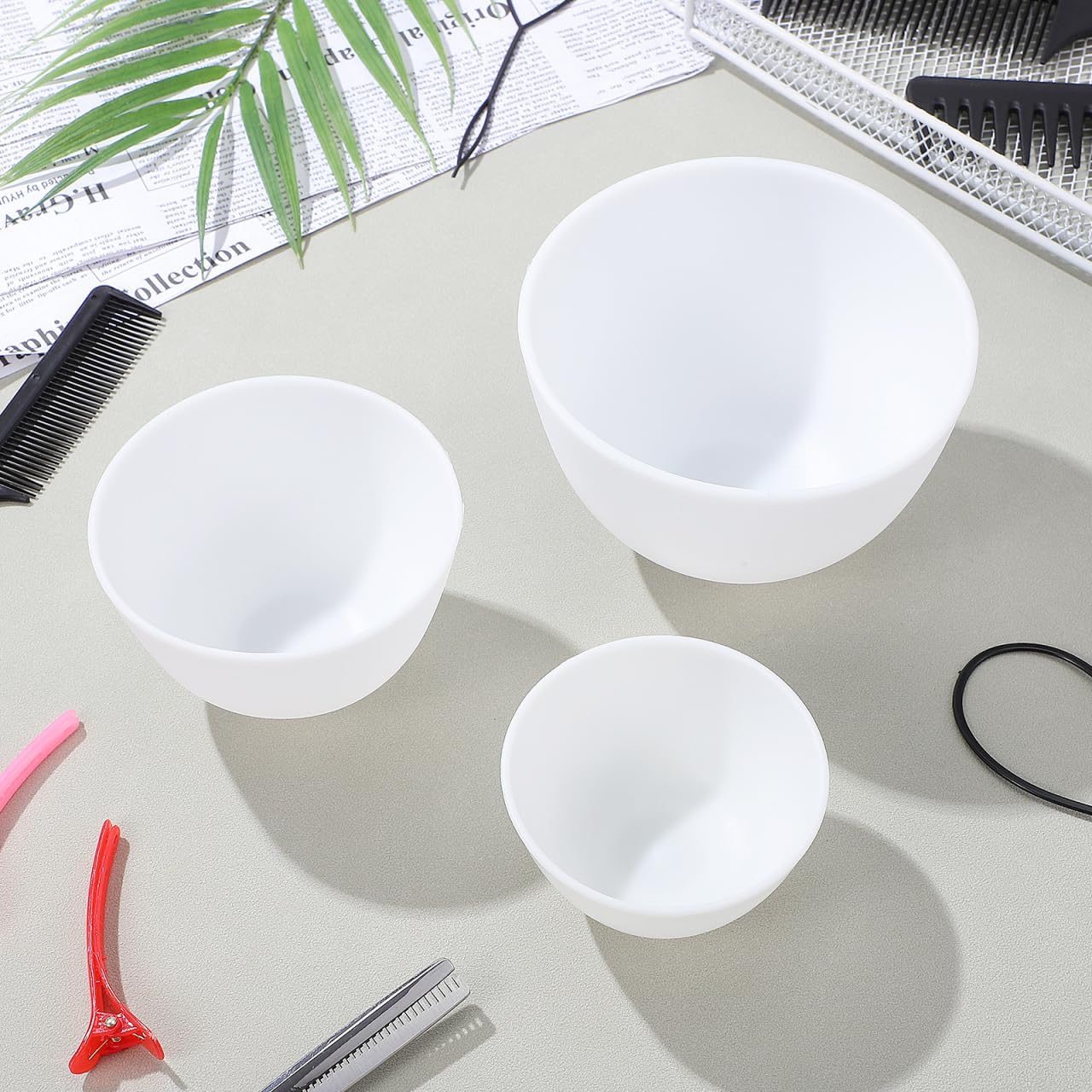Face Mask Silicone - Conjunto de 3 Tigelas de Silicone