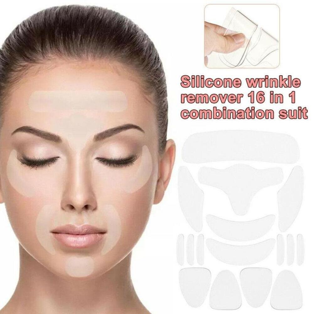 Face Mask Silicone - Conjunto de 16 em 1 de