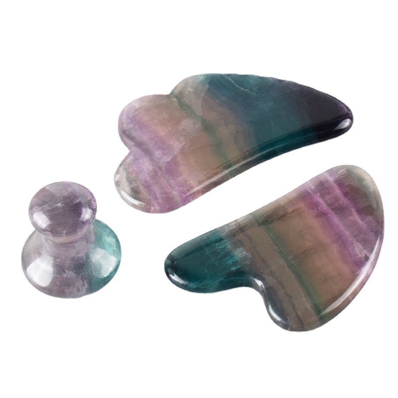 Spa Wellness Beauty - Natural Jade Massager Board, Fluorita Gua