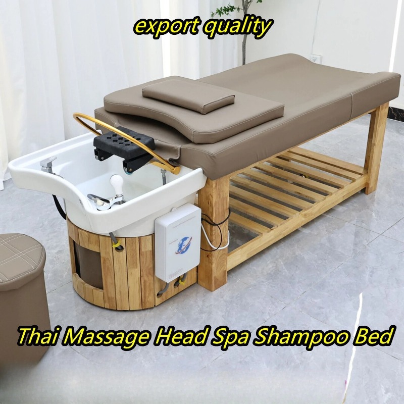 Spa Wellness Beauty - Cama de Beleza em Madeira Maciça