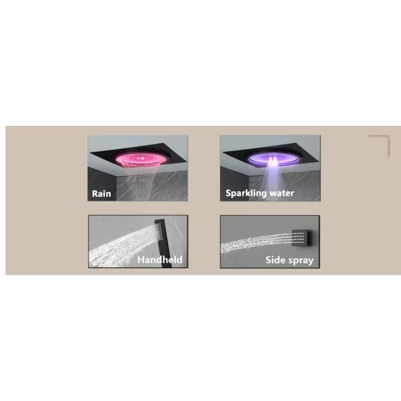 Conjunto de Chuveiro LED Intel - Spa & Wellness Komplex Bristol Royal * * * * avaliação e preço