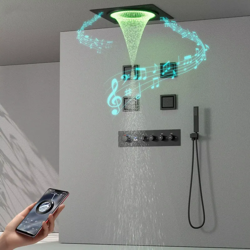 Conjunto de Chuveiro LED Intel - Spa & Wellness Komplex Bristol Royal * * * * avaliação e preço