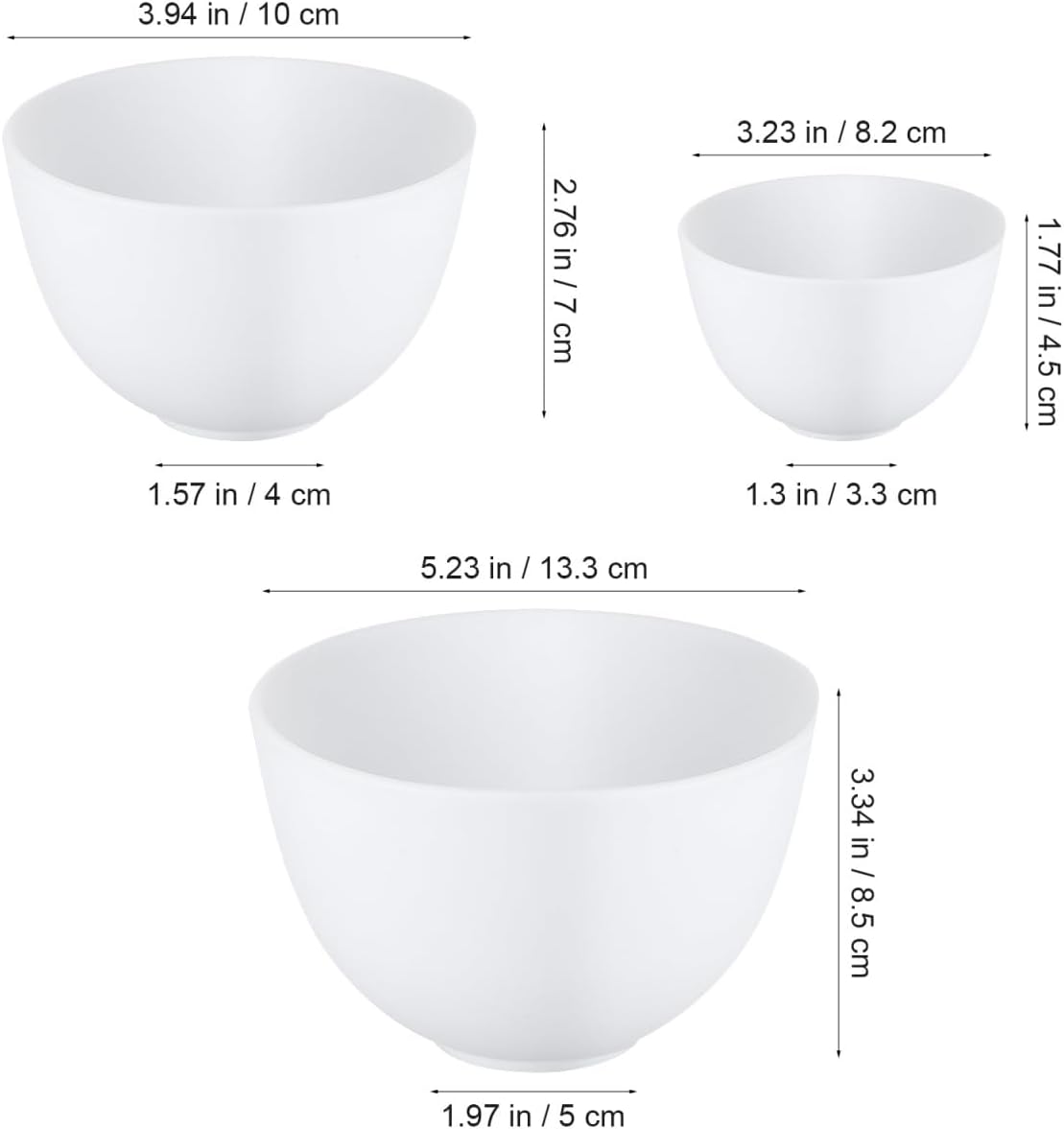 Conjunto de 3 Tigelas de Silic - Face Mask Silicone avaliação e preço