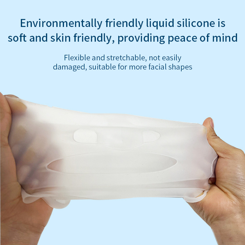 3d máscara de silicone rosto f - Face Mask Silicone avaliação e preço