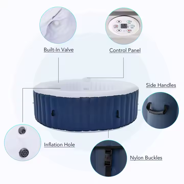 Banheira Inflável Redonda para - Spa & Wellness Komplex Bristol Royal * * * * avaliação e preço