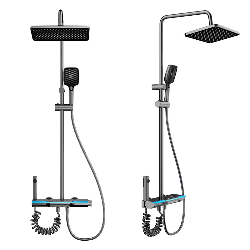 Conjunto de Chuveiro Cinza Lux - Spa & Wellness Komplex Bristol Royal * * * * avaliação e preço