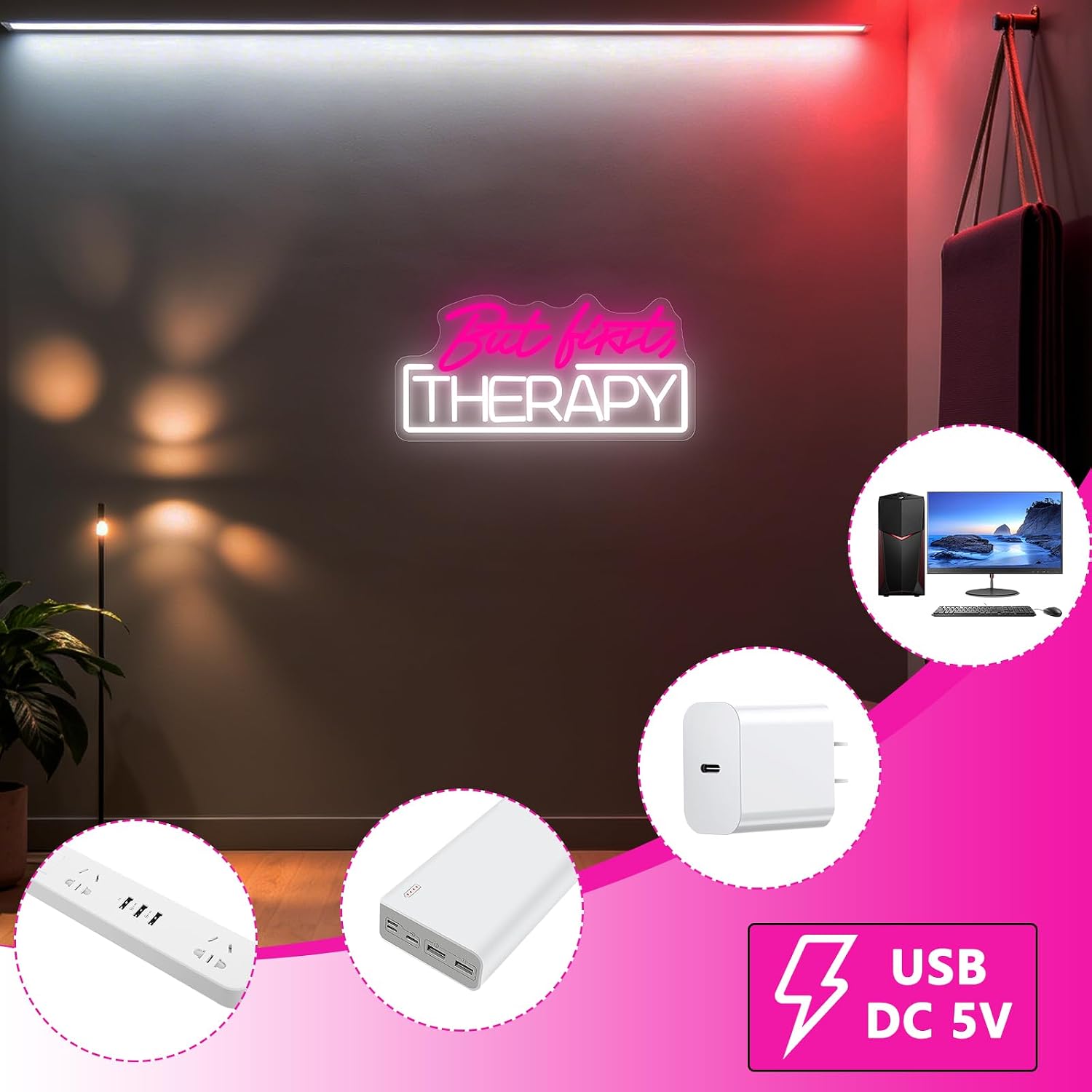 Letreiro Neon LED USB para Par - Spa Wellness Beauty avaliação e preço
