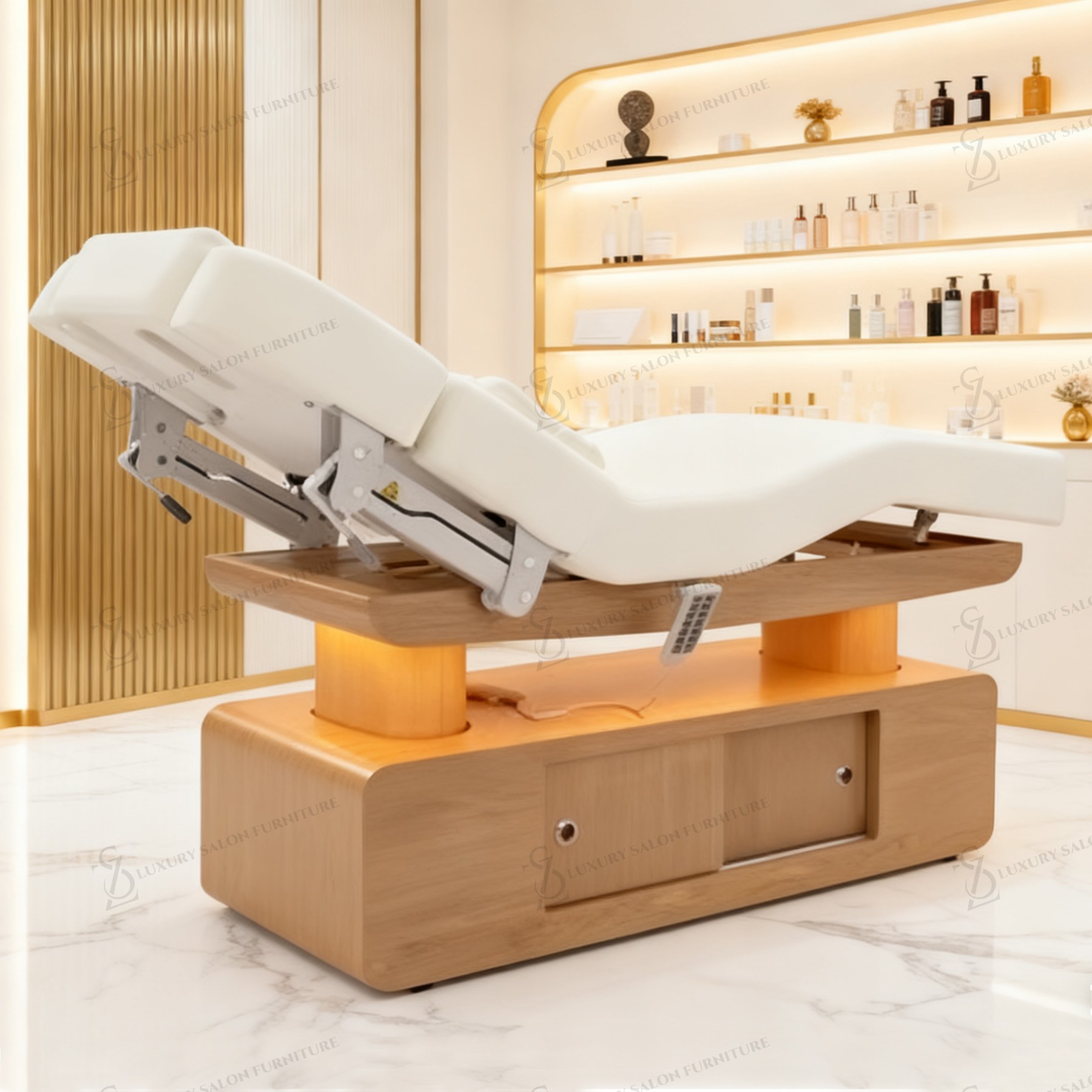 Luxo 3/4 motores rosa cama de  - Spa Wellness Beauty avaliação e preço